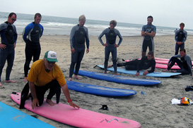 Gerry Kantor NSSIA director and Leucadia Surf School owner.